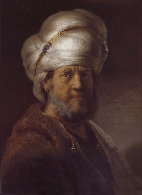 REMBRANDT Harmenszoon van Rijn An Oriental oil painting image